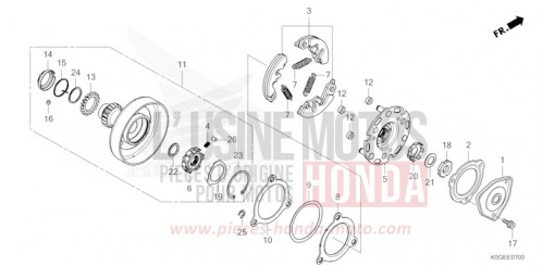 ONE WAY CLUTCH C125AN de 2022